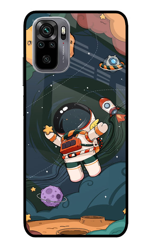 Cartoon Astronaut Redmi Note 11 SE Glass Case