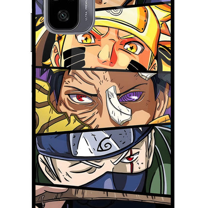 Naruto Character Redmi Note 11 SE Glass Case