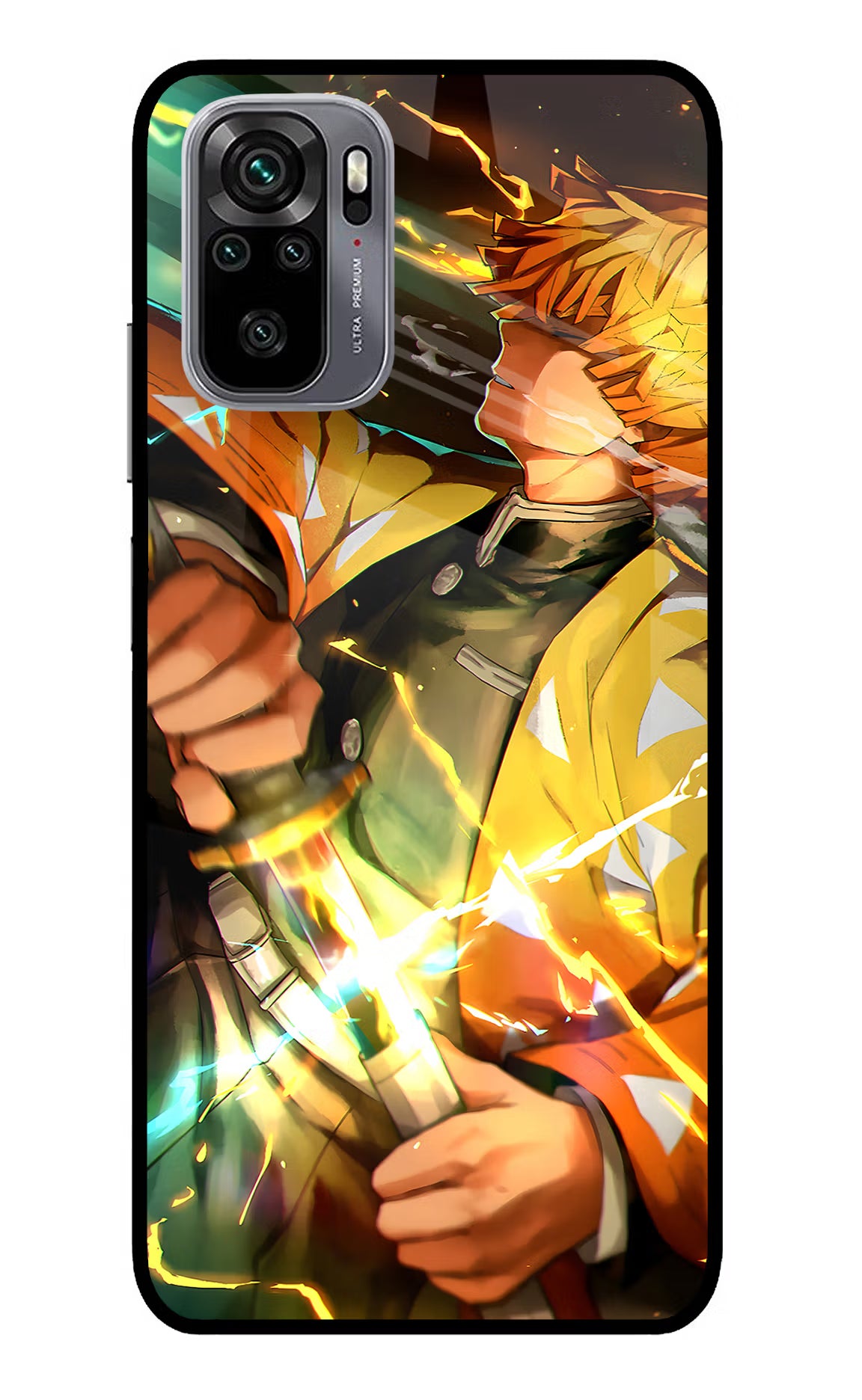 Demon Slayer Redmi Note 11 SE Glass Case Back Cover by Casekaro