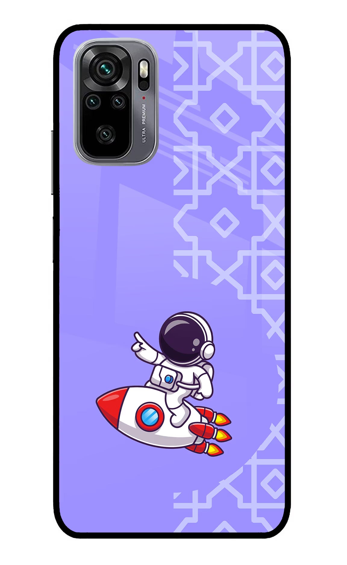 Cute Astronaut Redmi Note 11 SE Glass Case