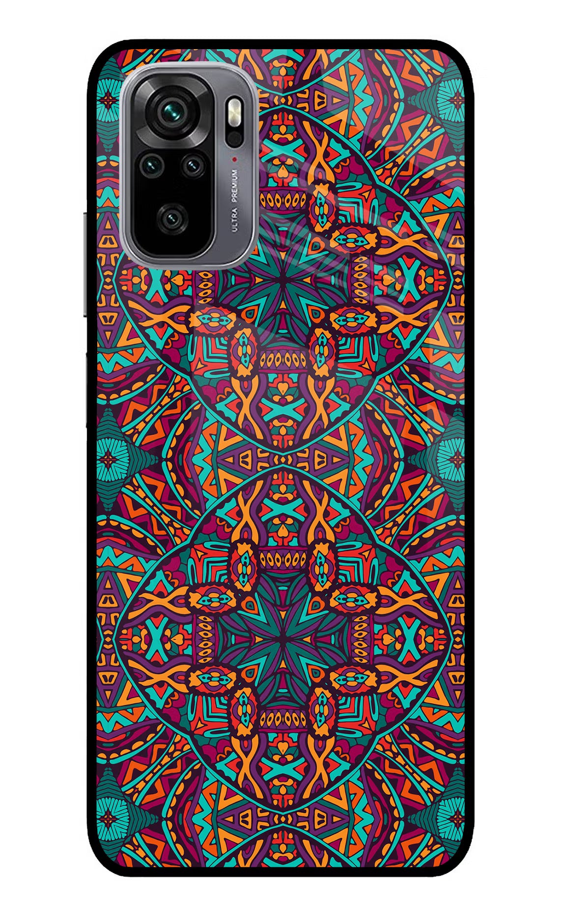 Colour Mandala Redmi Note 11 SE Glass Case Back Cover by Casekaro
