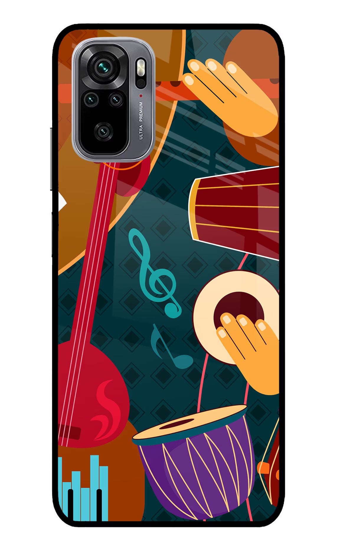 Music Instrument Redmi Note 11 SE Glass Case