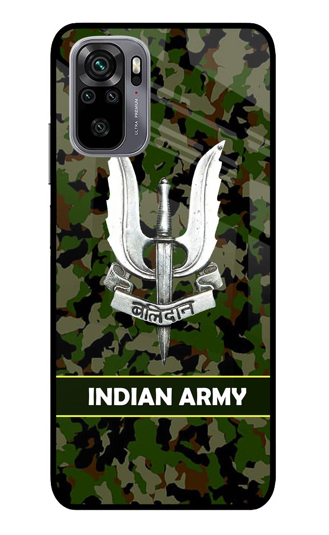 Balidan Indian Logo Redmi Note 11 SE Glass Case Back Cover by Casekaro