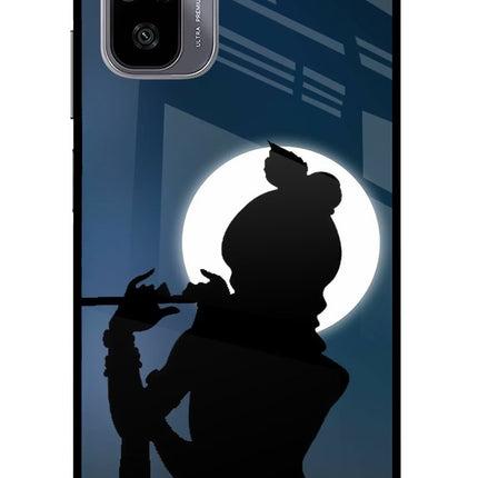 Shri Krishna Silhouette Redmi Note 11 SE Glass Case