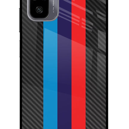 BMW Stripes Pattern Redmi Note 11 SE Glass Case