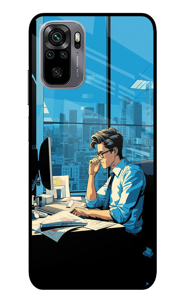 Focused Hustler (AI Generated) Redmi Note 11 SE Glass Case