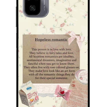 Hopeless Romantic Redmi Note 11 SE Glass Case