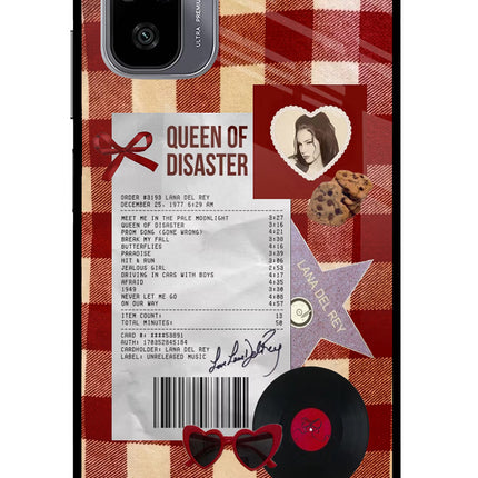 Queen of Disaster Redmi Note 11 SE Glass Case