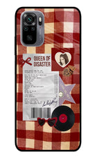 Queen of Disaster Redmi Note 11 SE Glass Case