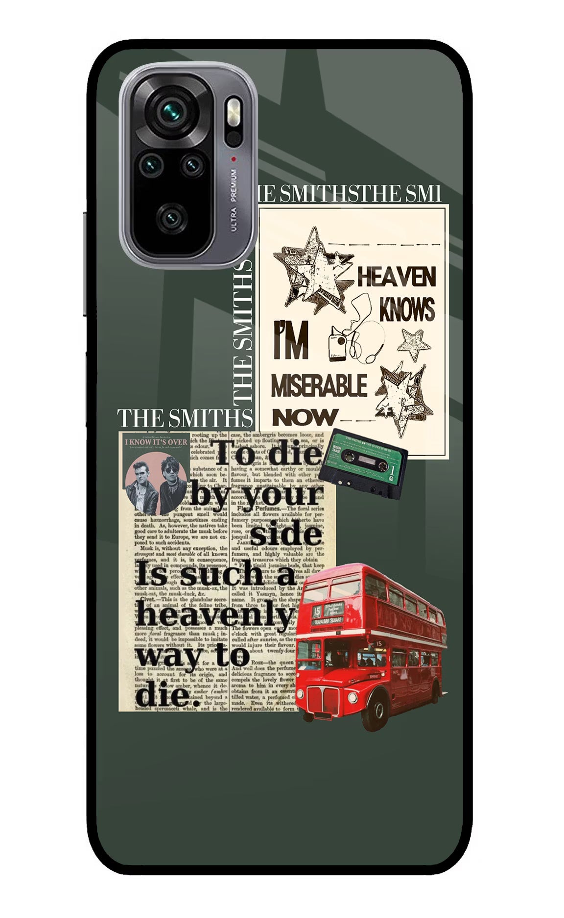The Smiths Redmi Note 11 SE Glass Case Back Cover by Casekaro