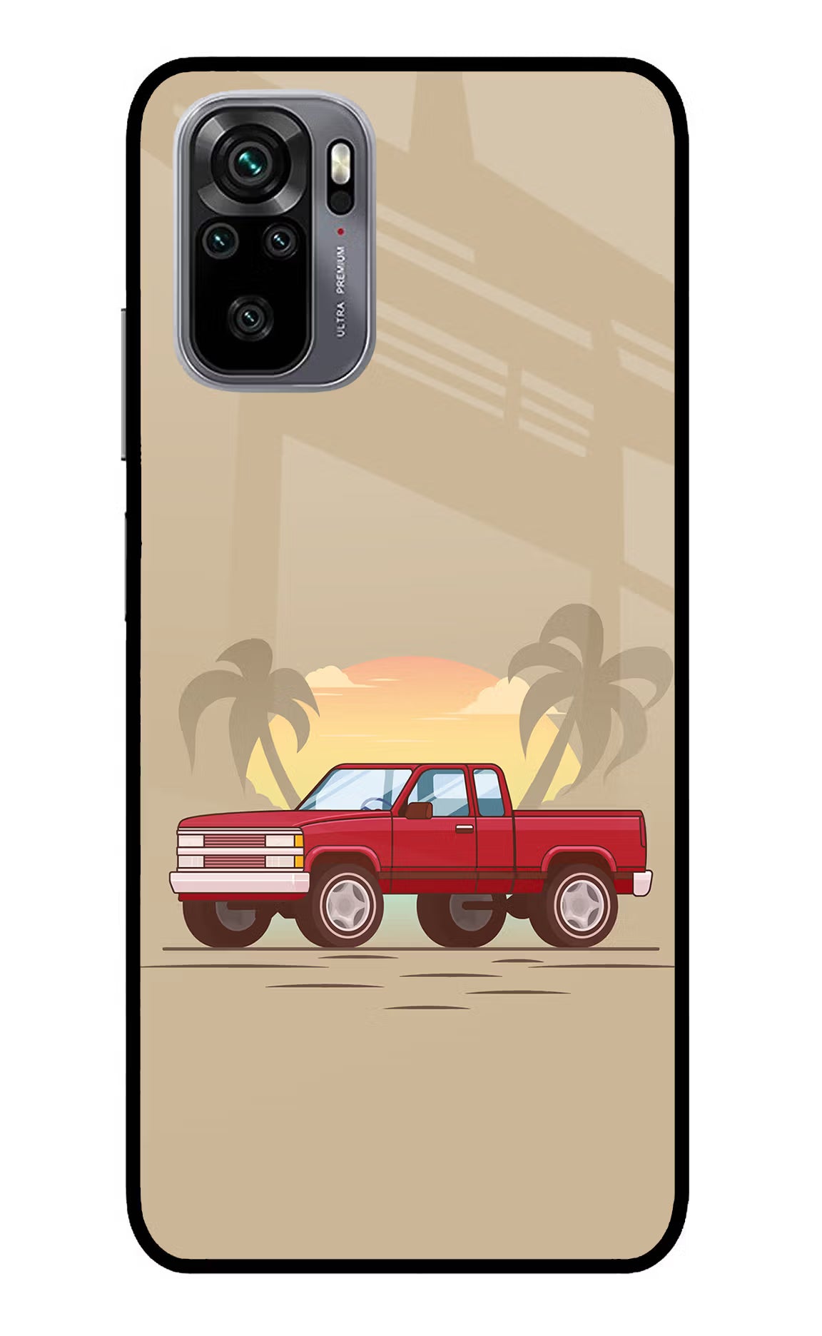 Desert Classic Drive Redmi Note 11 SE Glass Case Back Cover by Casekaro