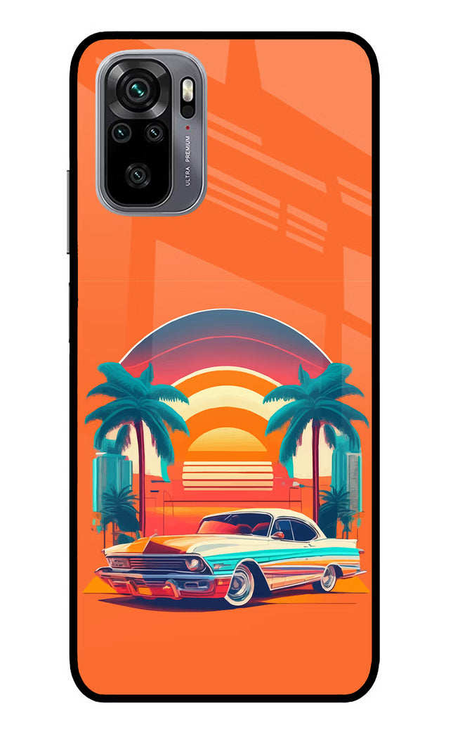 Palm Drive 80s Redmi Note 11 SE Glass Case