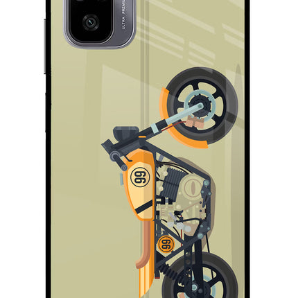 Vertical Speedster Redmi Note 11 SE Glass Case