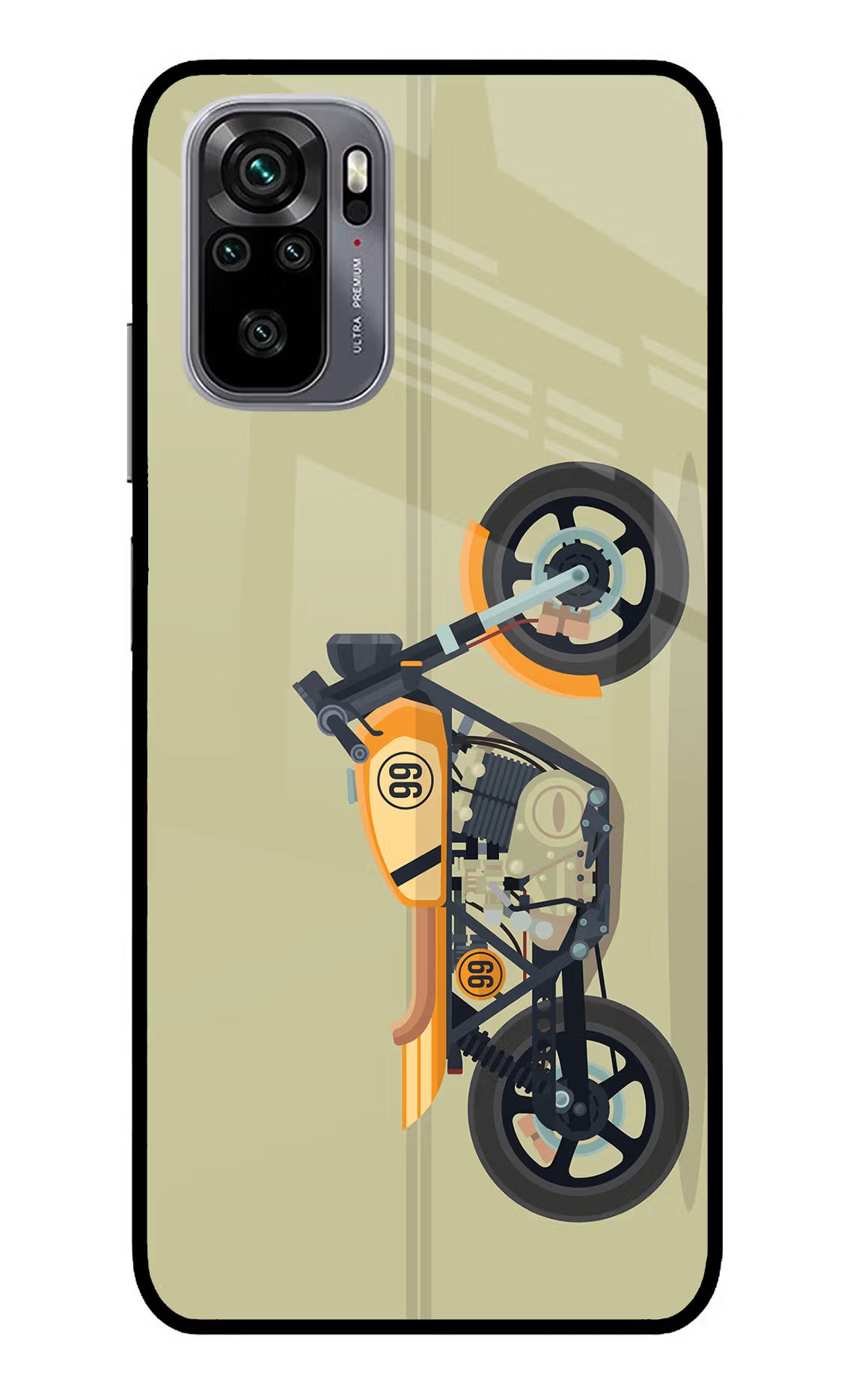 Vertical Speedster Redmi Note 11 SE Glass Case