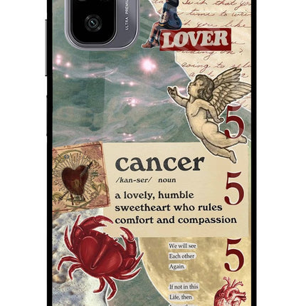 Cancer Zodiac Redmi Note 11 SE Glass Case