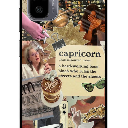 Capricorn Zodiac Redmi Note 11 SE Glass Case