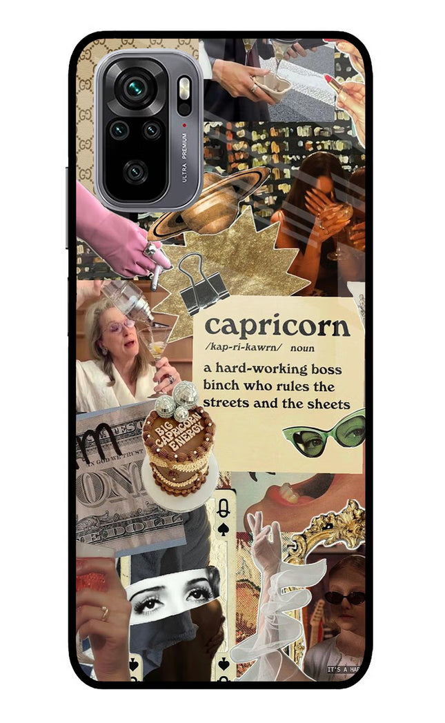 Capricorn Zodiac Redmi Note 11 SE Glass Case