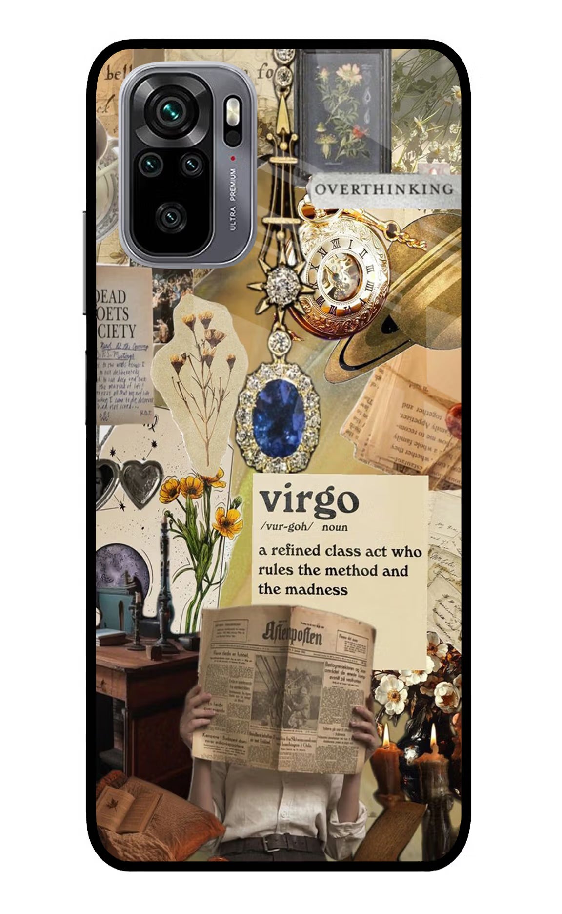 Virgo Zodiac Redmi Note 11 SE Glass Case