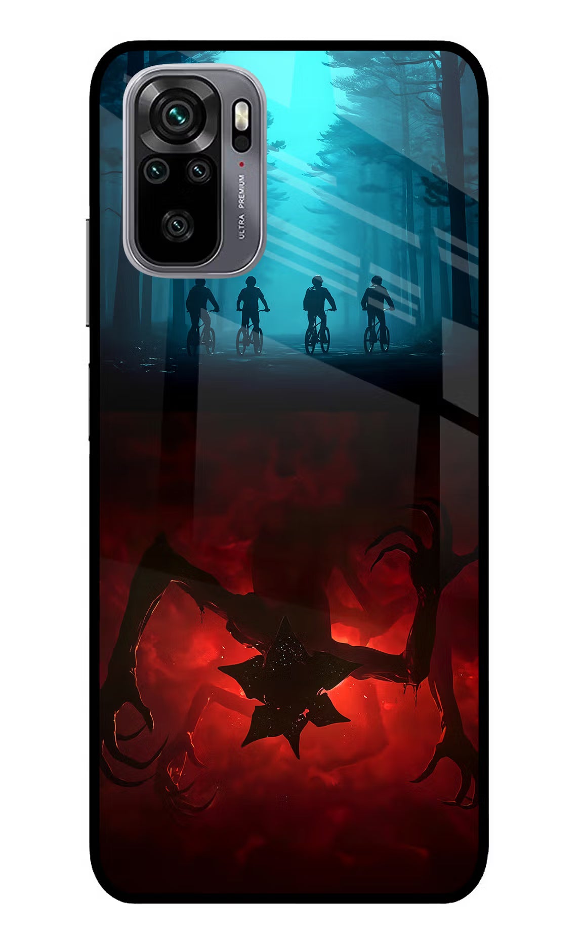 Ordinary Things Downside Up Redmi Note 11 SE Glass Case Back Cover by Casekaro