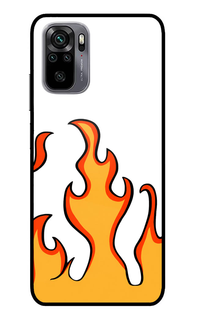 Fired Up – White Redmi Note 11 SE Glass Case