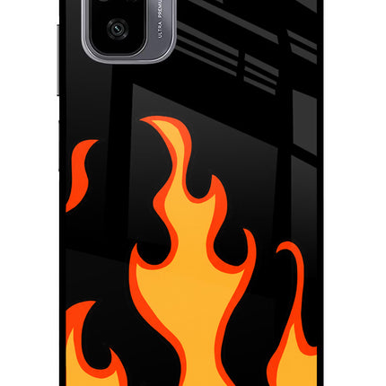 Fired Up – Black Redmi Note 11 SE Glass Case