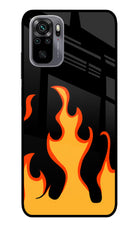 Fired Up – Black Redmi Note 11 SE Glass Case
