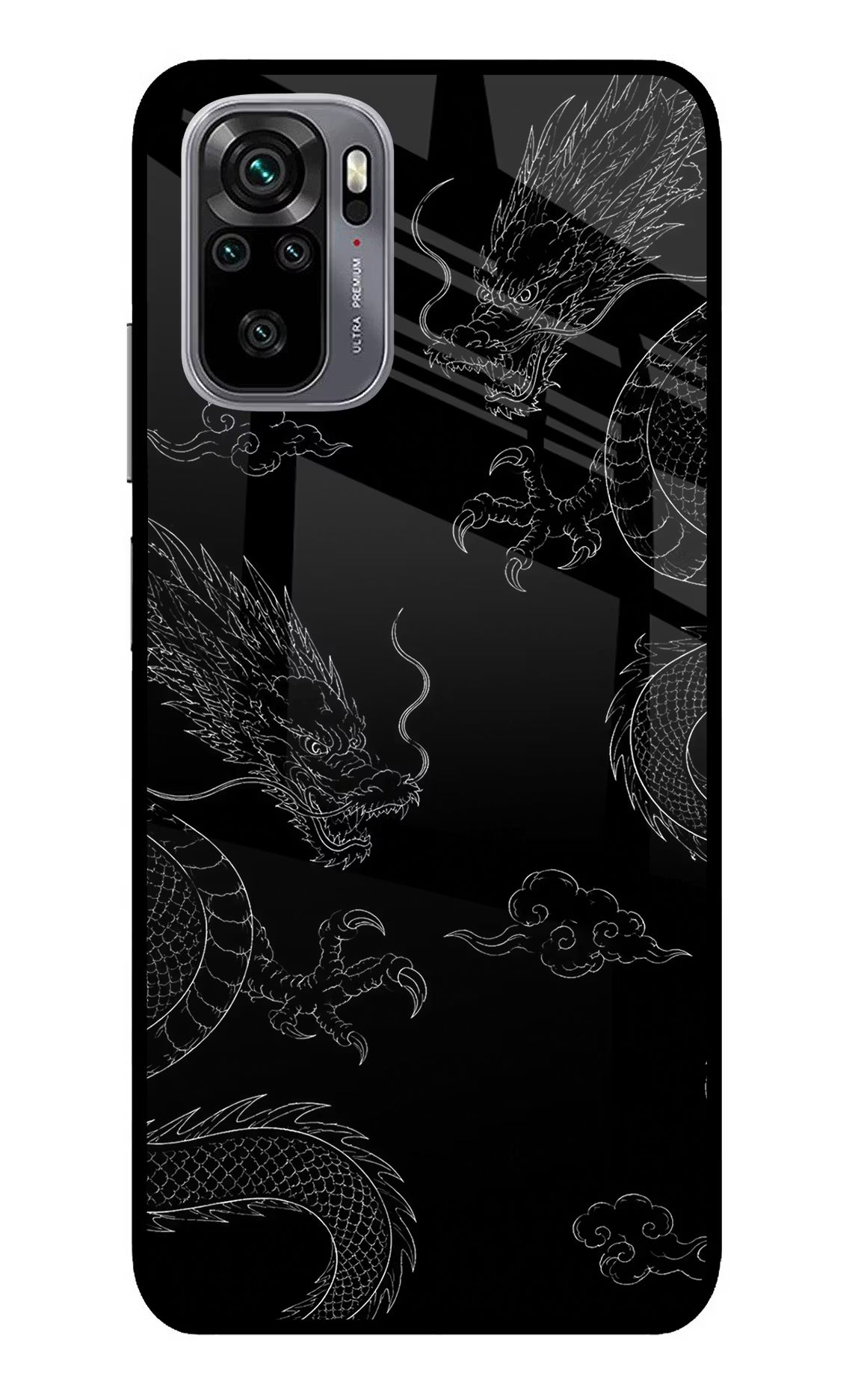 Twin Dragons Redmi Note 11 SE Glass Case