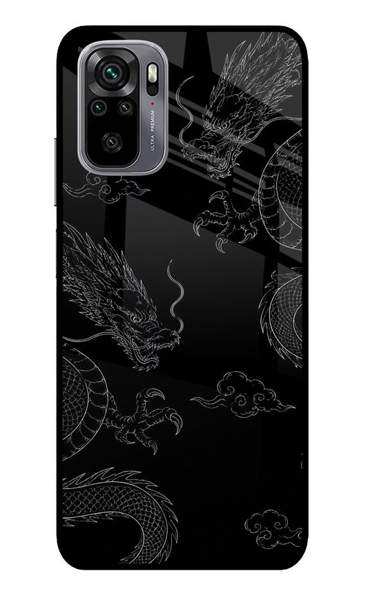 Twin Dragons Redmi Note 11 SE Glass Case