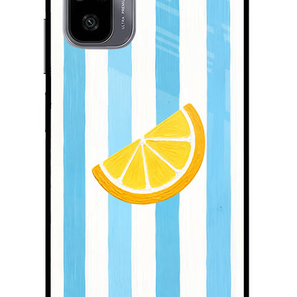 Summer Lemon Redmi Note 11 SE Glass Case