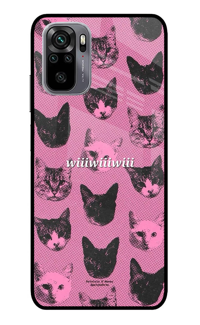 Pink Cats Redmi Note 11 SE Glass Case