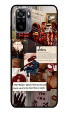 Zodiac Aries Redmi Note 11 SE Glass Case