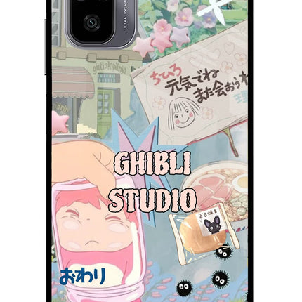Studio Ghibli Redmi Note 11 SE Glass Case
