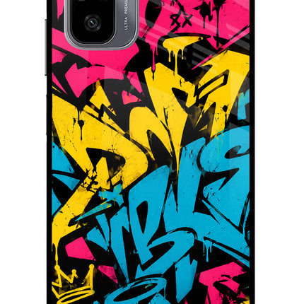 Graffiti Vibe Redmi Note 11 SE Glass Case