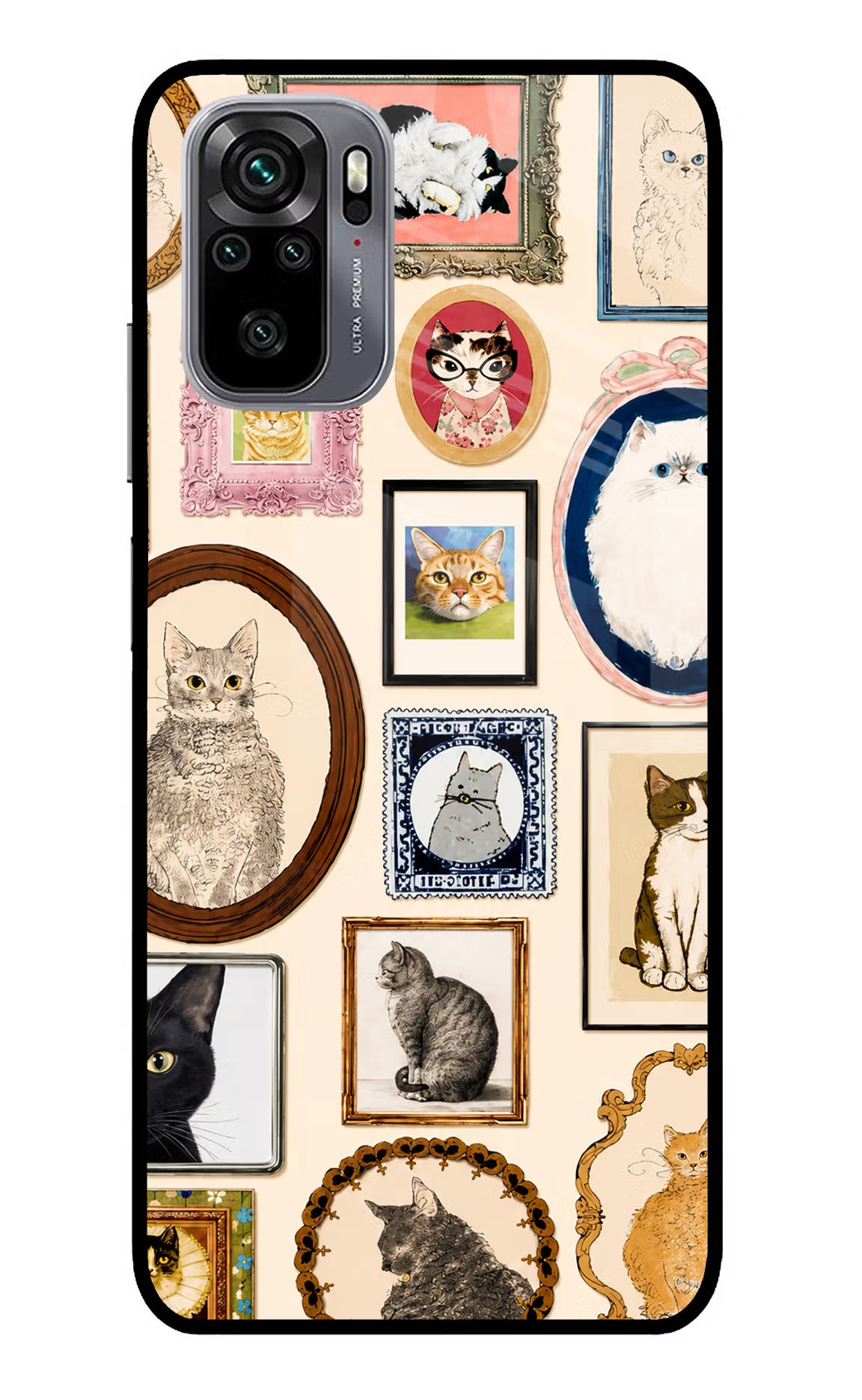 Mirror Cats Redmi Note 11 SE Glass Case