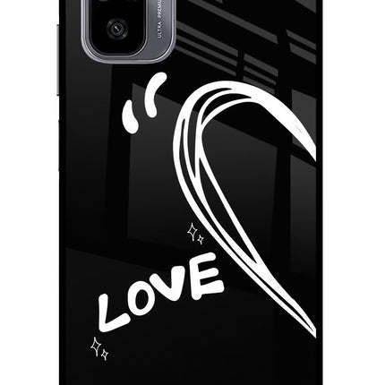 Love Line Redmi Note 11 SE Glass Case