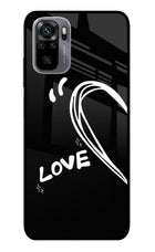Love Line Redmi Note 11 SE Glass Case