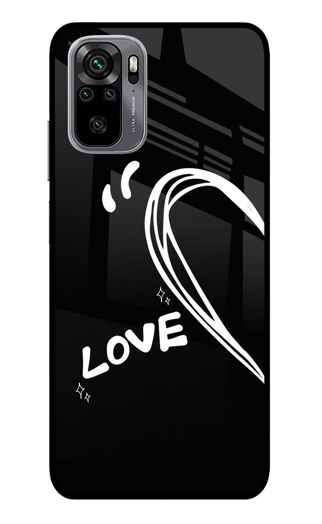 Love Line Redmi Note 11 SE Glass Case