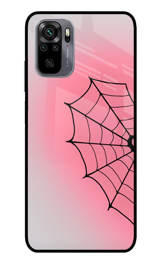 Pink Web Redmi Note 11 SE Glass Case
