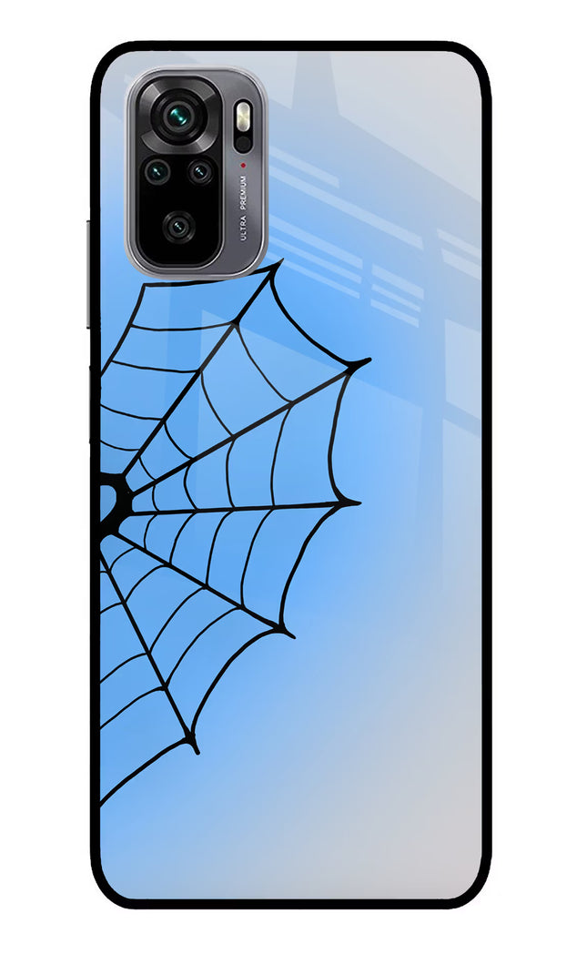 Blue Web Redmi Note 11 SE Glass Case