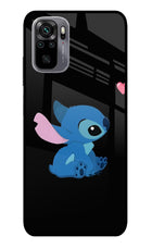 Stitch Crush Redmi Note 11 SE Glass Case