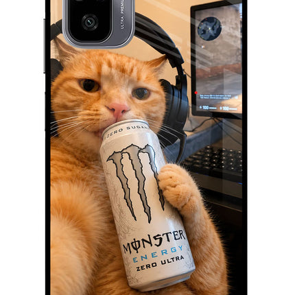 Gamer Cat Energy Redmi Note 11 SE Glass Case