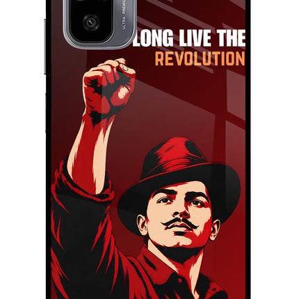 Bhagat Singh Revolution Redmi Note 11 SE Glass Case