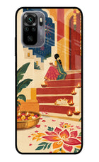 Diwali Rangoli Redmi Note 11 SE Glass Case