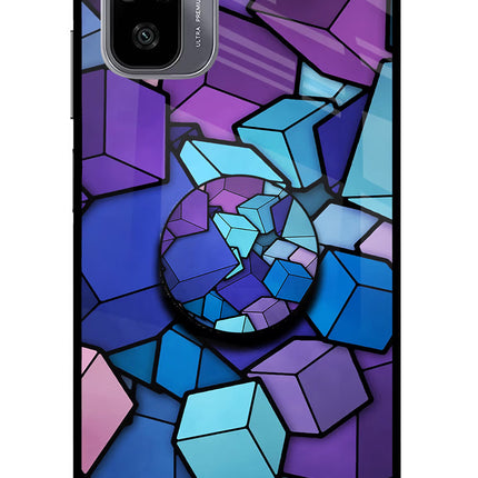 Cubic Abstract Redmi Note 11 SE Pop Case by Casekaro