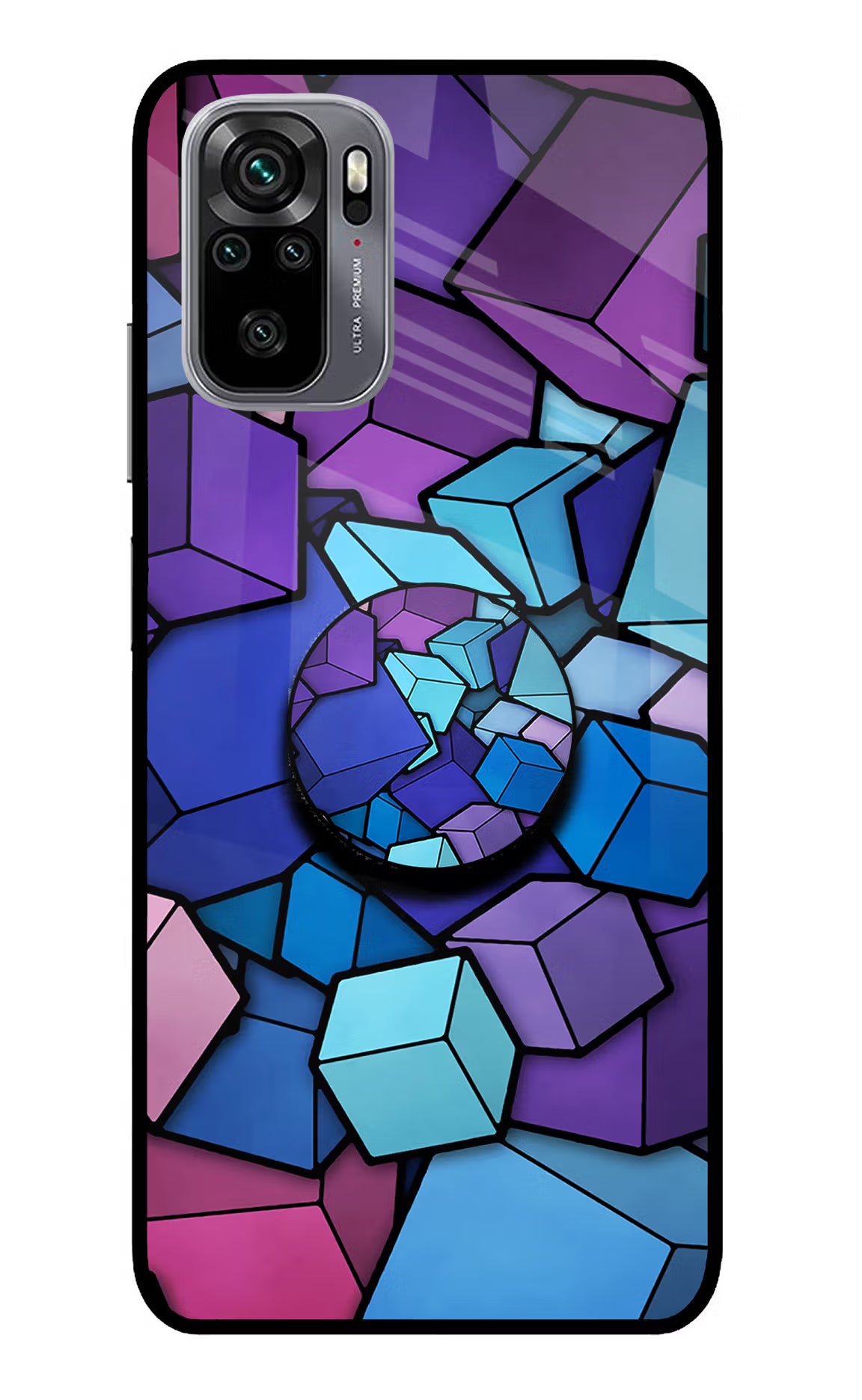 Cubic Abstract Redmi Note 11 SE Pop Case by Casekaro