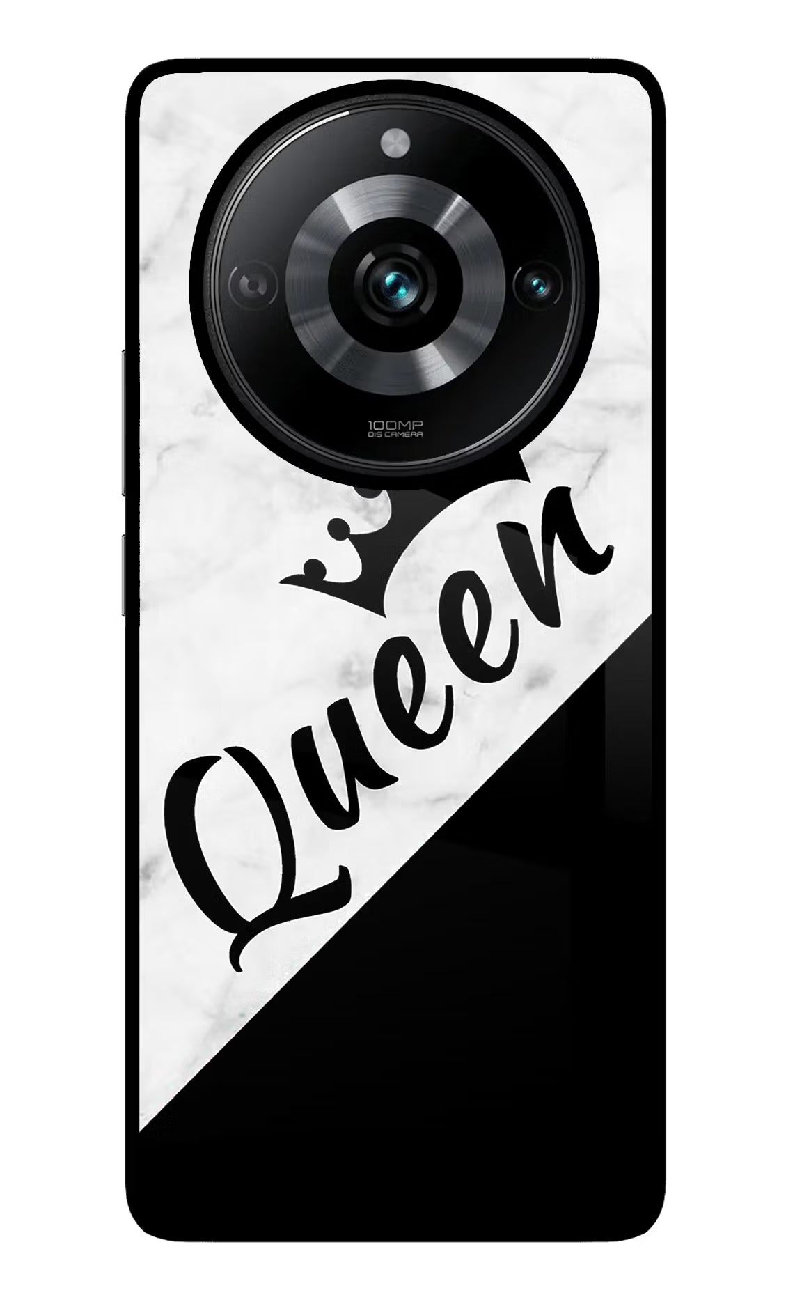 Queen Realme Narzo 60 Pro Glass Case Back Cover by Casekaro