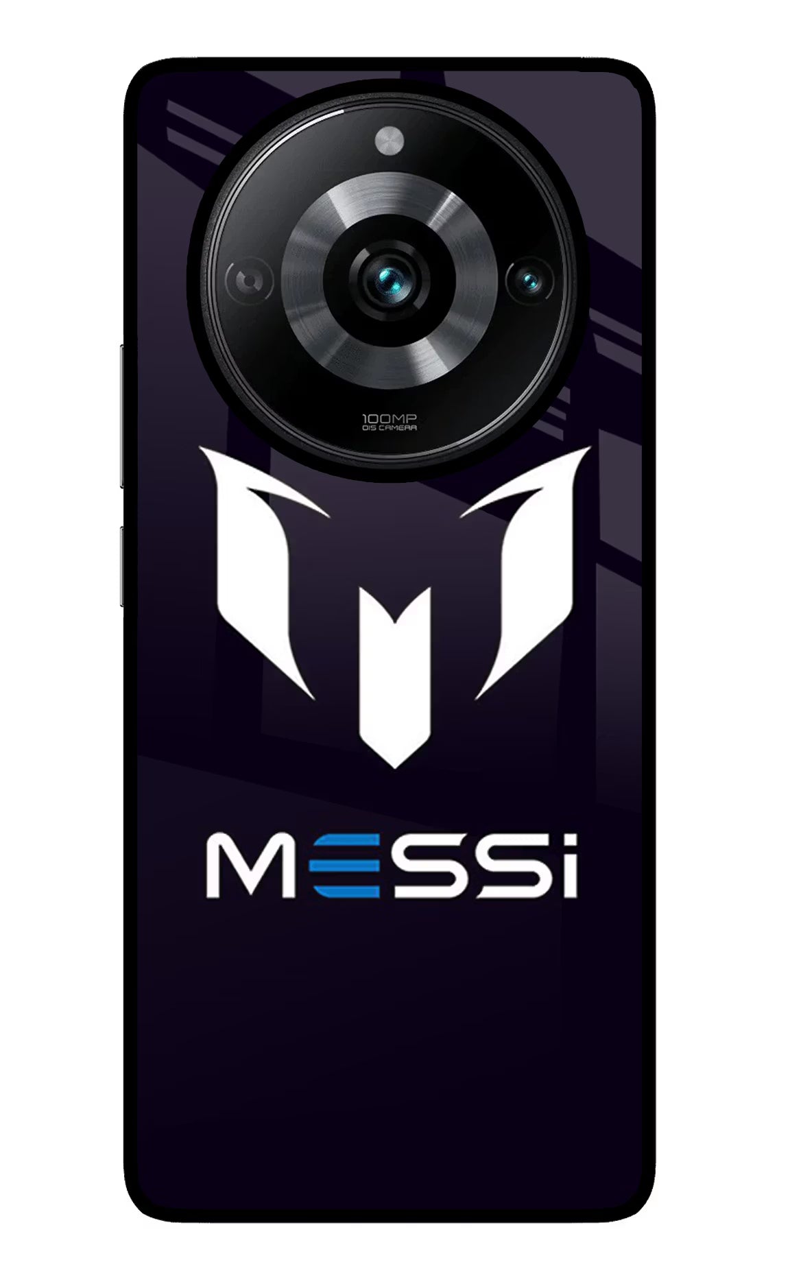 Messi Logo Realme Narzo 60 Pro Glass Case Back Cover by Casekaro