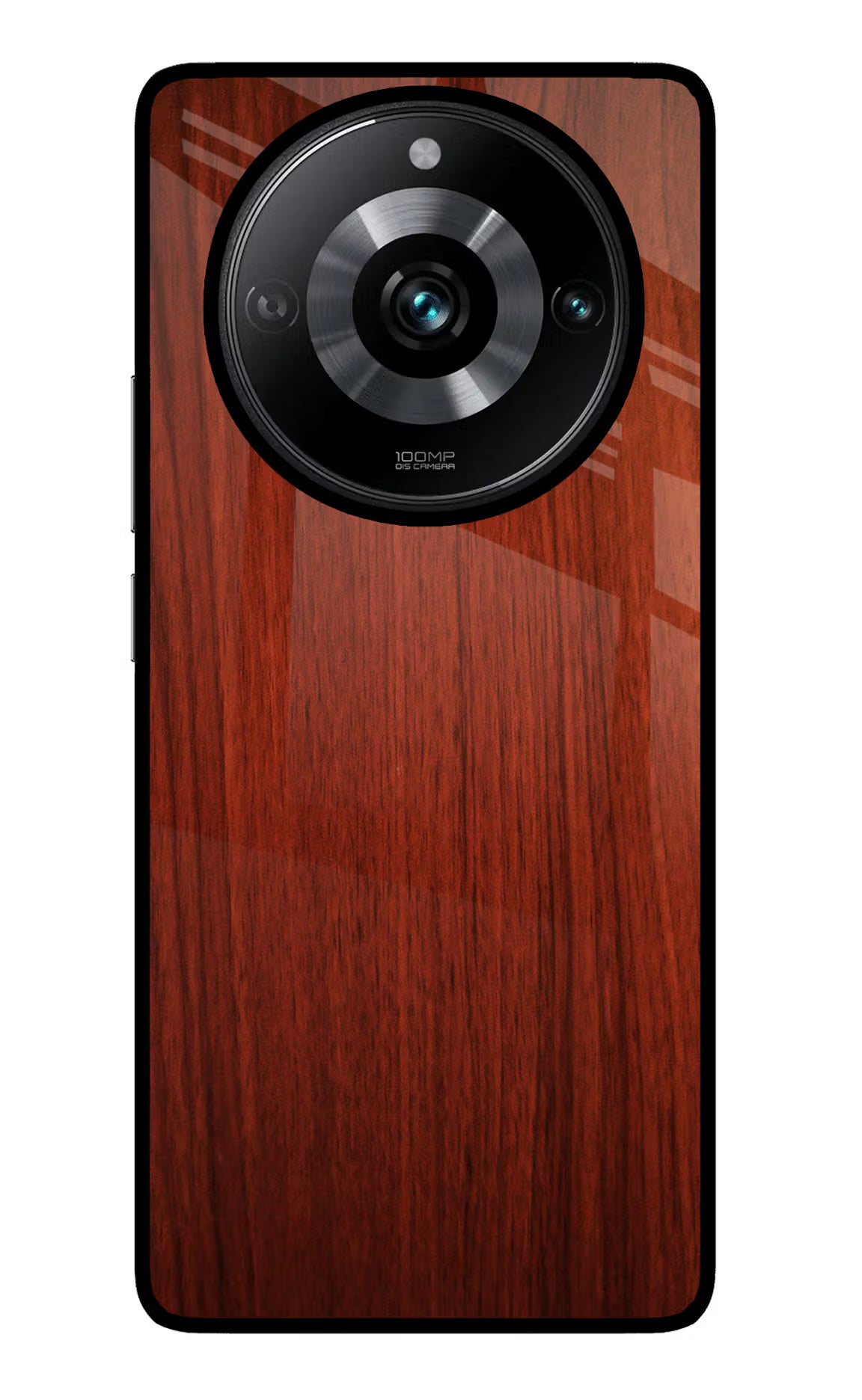 Wooden Plain Pattern Realme Narzo 60 Pro Glass Case Back Cover by Casekaro