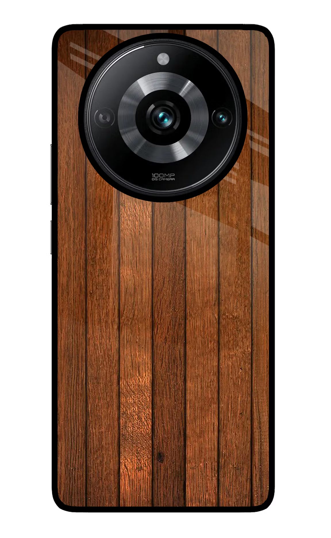 Wooden Artwork Bands Realme Narzo 60 Pro Glass Case Back Cover by Casekaro