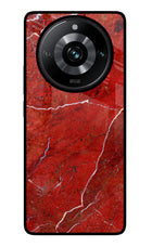 Red Marble Design Realme Narzo 60 Pro Glass Case